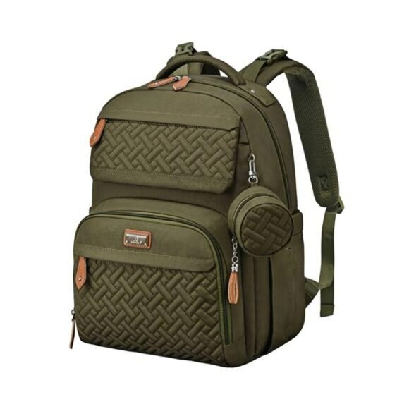 BabbleRoo Diaper Bag Backpack Waterproof Travel Baby Bag with Changing Pad - Picture 1 of 7